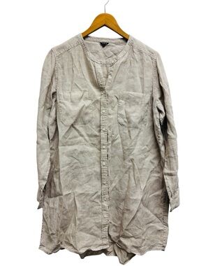 Vivid 100% Long Sleeve Shirt Dress